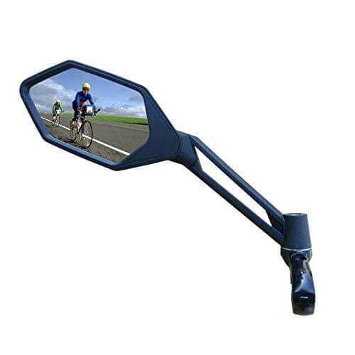 VGEBY1 Bike Rearview Mirror Adjustable 360 Degrees End Bike Mirror Handle Bar End Plugs Safe Rearview Mirror
