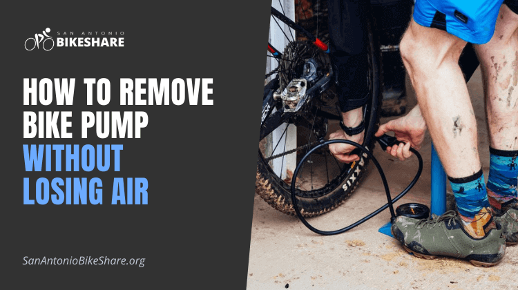 How to Remove Bike Pump without Losing Air